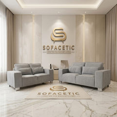 Salon Chenille Fabric Sofa