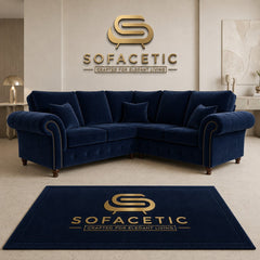 Tanzo Plush velvet Luxury Fabric Sofa