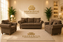 Nicole Jumbo Cord Luxury Sofa Set