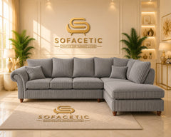 Nicole Jumbo Cord Luxury Sofa Set