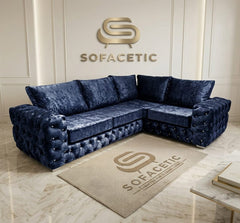 Urban Crush velvet Living Sofa Set