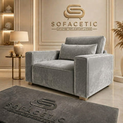 Sleefy Plush velvet Comfort Sofa Set