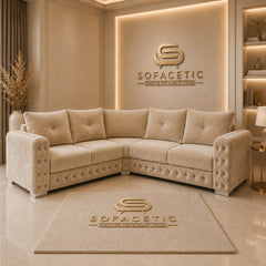 Urban Plush velvet Living Sofa Set