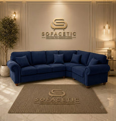 Tanzo Jumbo Cord Luxury Fabric Sofa