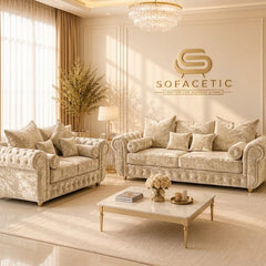 Malibu Crush Velvet Sofa Set