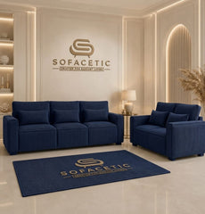 Sleefy Jumbo Cord Comfort Sofa Set