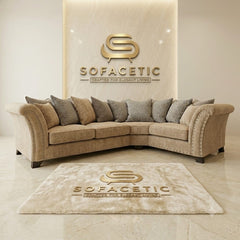 Juxen Chenile Designer Sofa Set