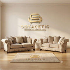Juxen Chenile Designer Sofa Set