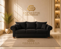 Nicole Naple Fabric Luxury Sofa Set