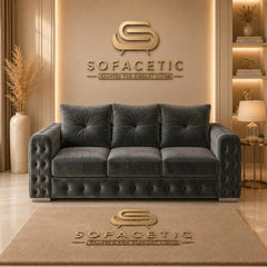 Urban Plush velvet Living Sofa Set