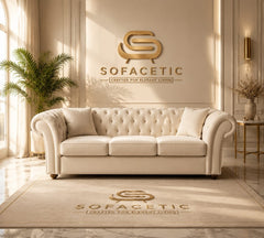 Nicole Plush velvet Luxury Sofa Set