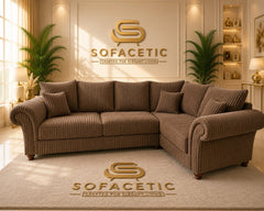 Nicole Jumbo Cord Luxury Sofa Set