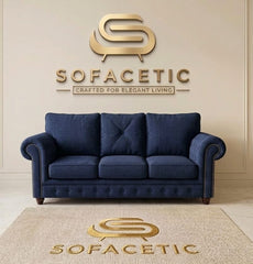 Monzi Chenille Contemporary Sofa Set
