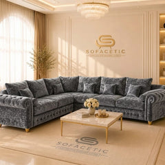 Malibu Crush Velvet Sofa Set