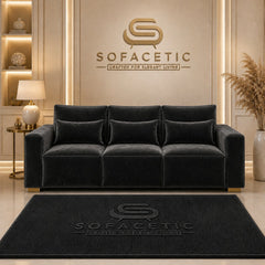 Sleefy Plush velvet Comfort Sofa Set
