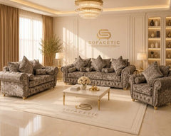 Malibu Crush Velvet Sofa Set