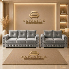 Urban Plush velvet Living Sofa Set
