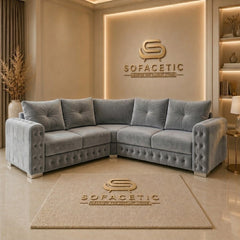 Urban Plush velvet Living Sofa Set