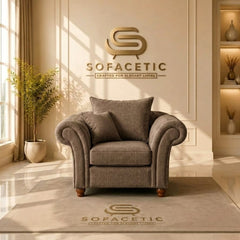 Nicole Chenille Luxury Sofa Set