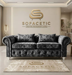 Tanzo Crush velvet Luxury Fabric Sofa