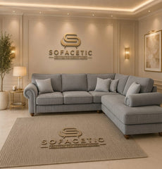 Tanzo Jumbo Cord Luxury Fabric Sofa