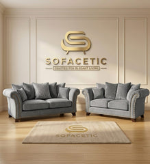 Juxen Chenile Designer Sofa Set