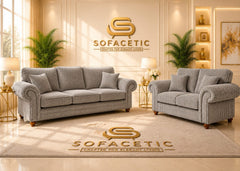 Nicole Jumbo Cord Luxury Sofa Set