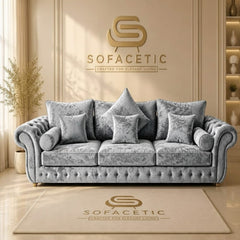 Malibu Crush Velvet Sofa Set
