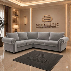 Monzi Plush velvet Contemporary Sofa Set
