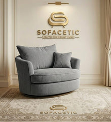 Juxen Chenile Designer Sofa Set