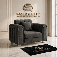 Lilly Chenille Fabric Luxury Sofa Set