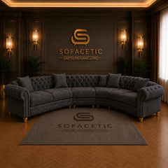 Olympia Ashwin Chenile Sofa Set