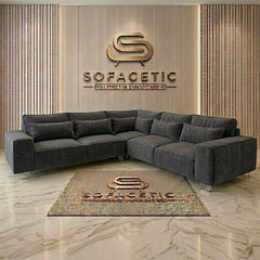 Salon Chenille Fabric Sofa