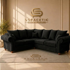 Nicole Chenille Luxury Sofa Set