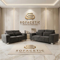 Sleefy Chenile Comfort Sofa Set
