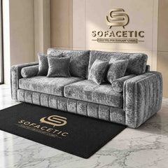 Lilly Crush Velvet Fabric Luxury Sofa Set