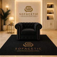 Madrid Naples Fabric Chesterfield Sofa Set