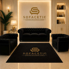 Madrid Naples Fabric Chesterfield Sofa Set