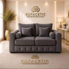 Lilly Naples Fabric Luxury Sofa Set
