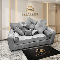 Lilly Plush Velvet Fabric Luxury Sofa Set
