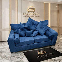 Lilly Plush Velvet Fabric Luxury Sofa Set
