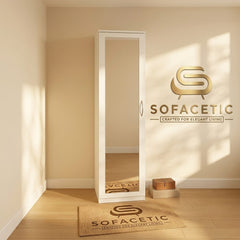 Single Door White Color Wardrobe