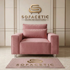 Salon Plush Velvet Sofa