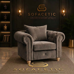 Olympia Ashwin Plush velvet Sofa Set