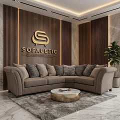 Juxen Jumbo Cord Designer Sofa Set