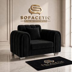 Lilly Crush Velvet Fabric Luxury Sofa Set