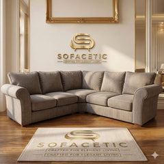 Rivo Chenille Fabric Sofa Set