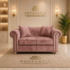 Olympia Ashwin Plush velvet Sofa Set
