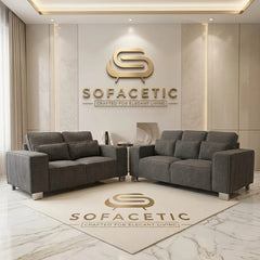 Salon Chenille Fabric  Sofa