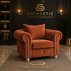 Olympia Ashwin Plush velvet Sofa Set